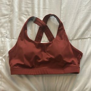 Rust colored sports bra